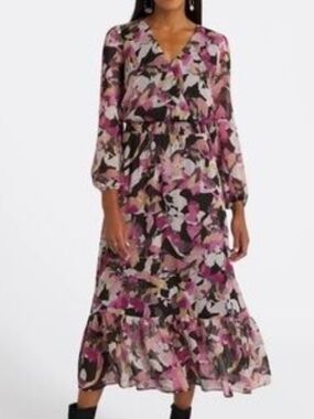 black formal dress long sleeve Alison Long Sleeve Maxi Dress